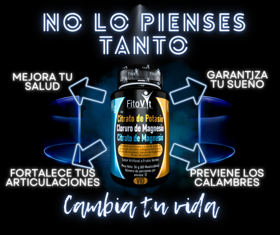 Citrato de Potasio, Cloruro de Magnesio y Citrato de Magnesio